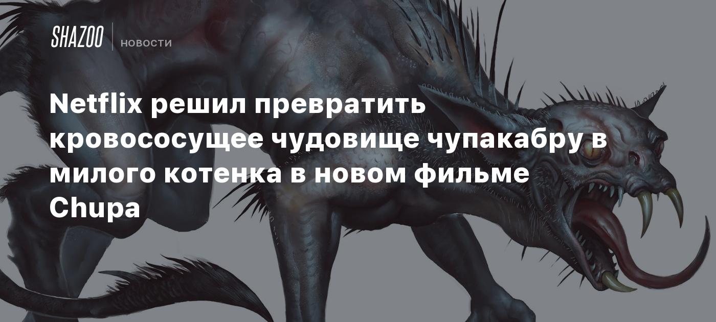 Netflix превратил кровососущее чудовище чупакабру в милого котенка в новом  фильме Chupa - Shazoo