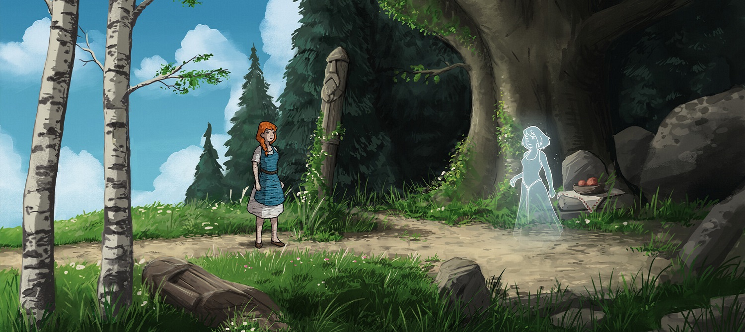 Средневековая деревня и «вышитые» персонажи в трейлере платформера Scarlet Deer Inn