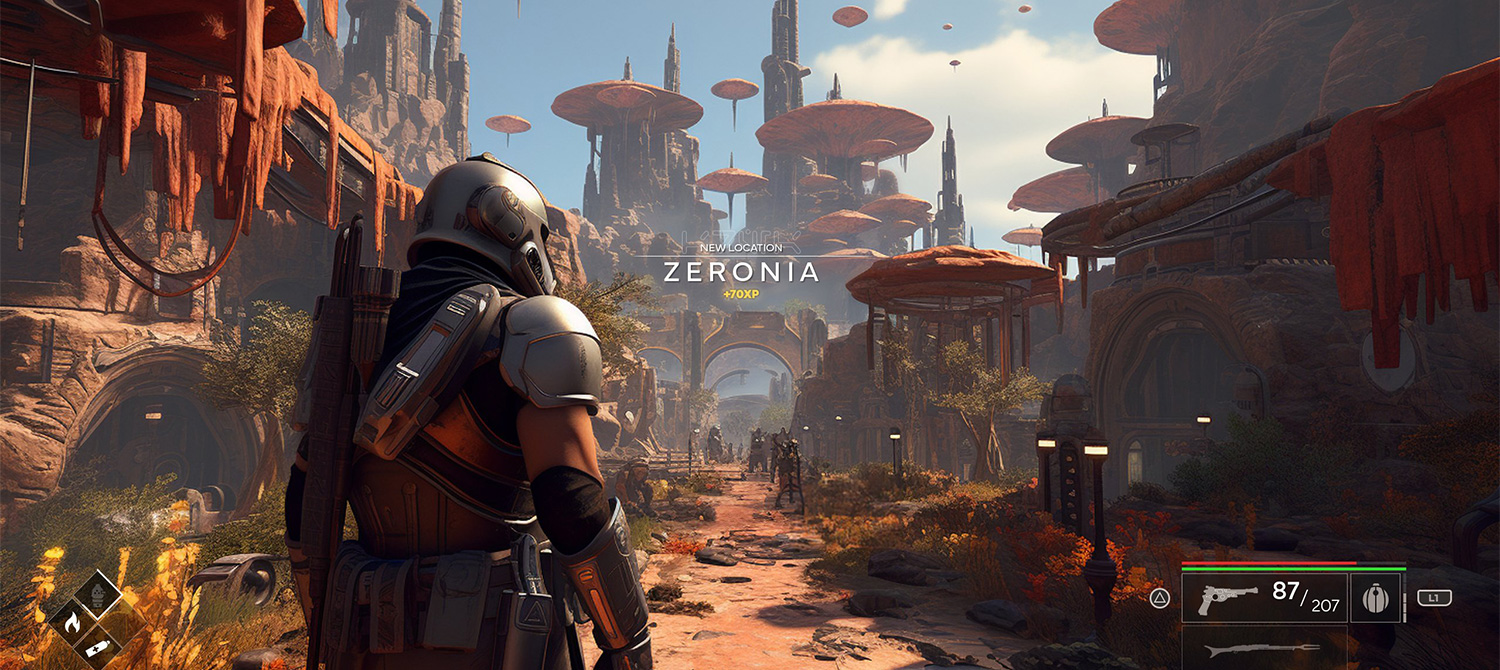 Дизайнер создал интерфейс для игры про Мандалорца