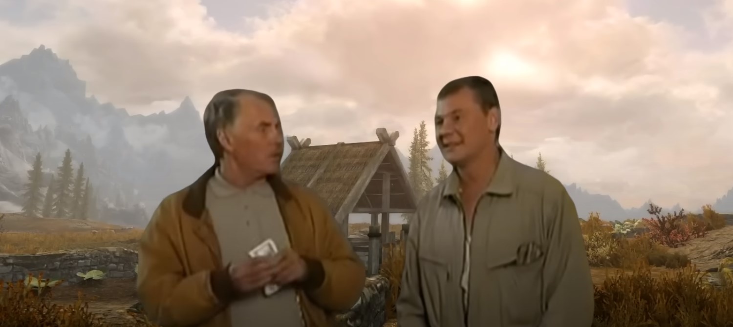 Иваныч и Санек из «Дальнобойщиков» попали в мир Skyrim