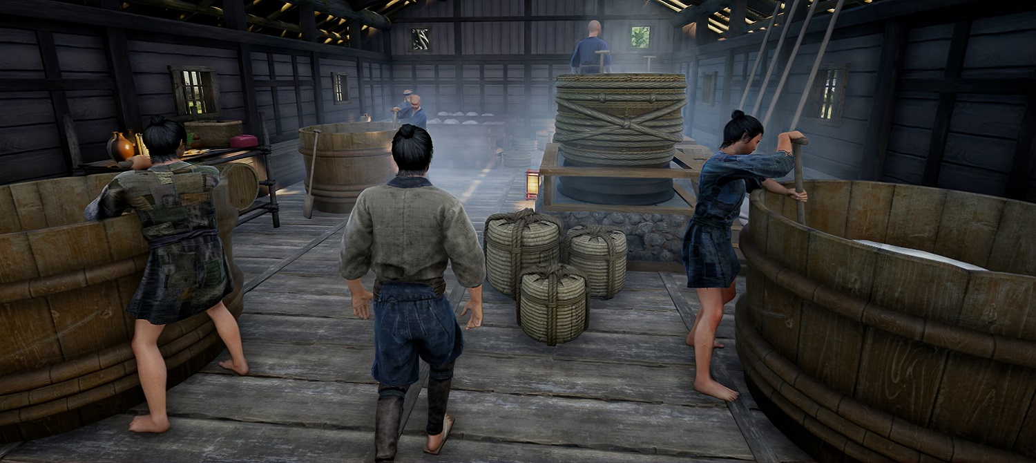 Кооперативная игра в трейлере средневекового сурвайвала Sengoku Dynasty