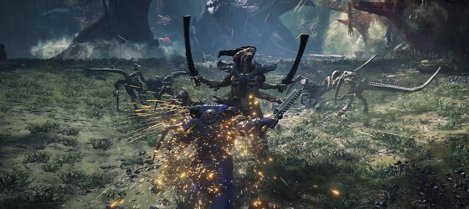 Брутальное истребление тиранидов в геймплейном отрывке из Warhammer 40,000: Space Marine 2