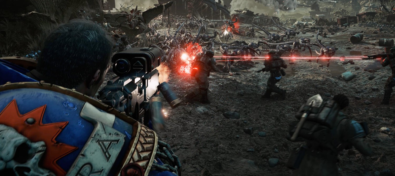 Расширенный геймплейный трейлер Warhammer 40,000: Space Marine 2 Расширенный геймплейный трейлер Warhammer 40,000: Space Marine 2