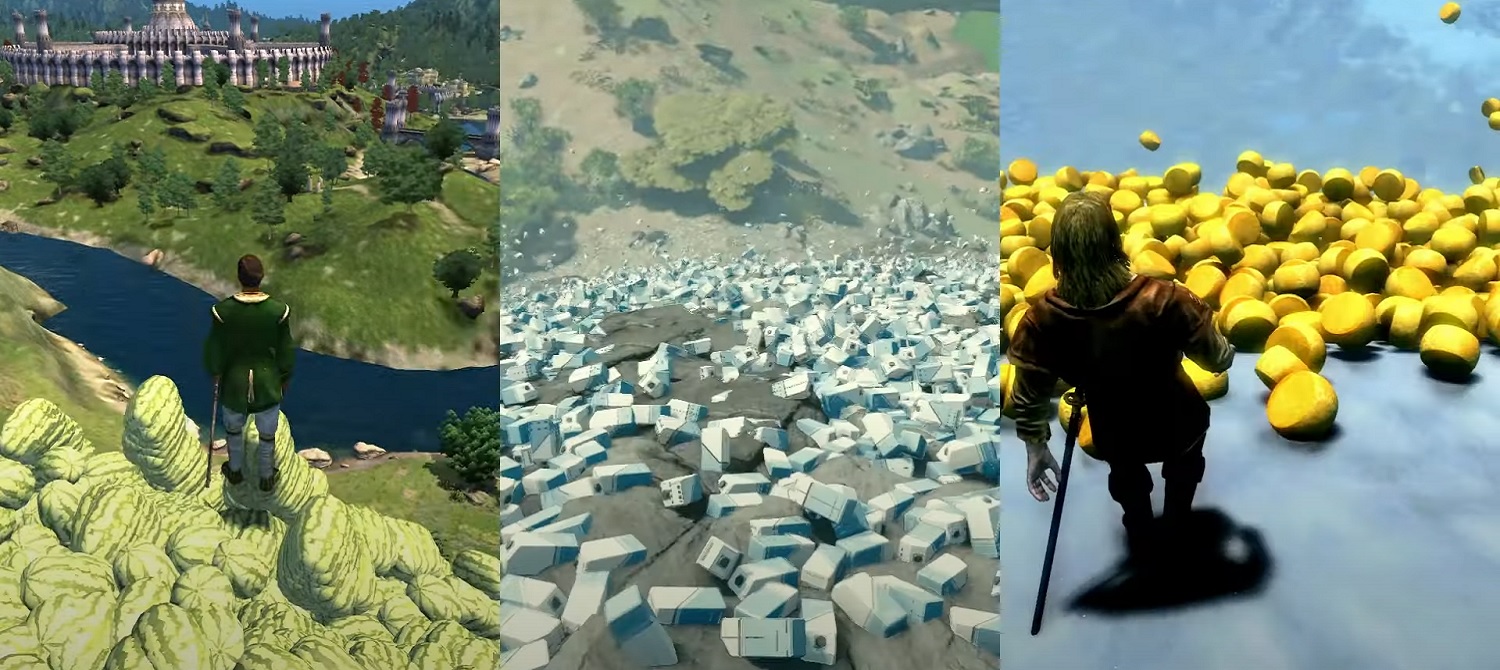 Ютубер сравнил физику Oblivion, Skyrim и Starfield
