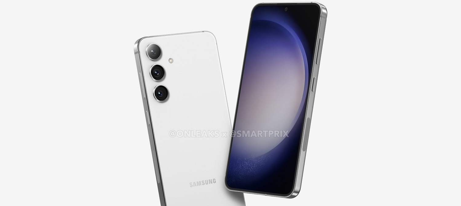 Первые рендеры Samsung Galaxy S24 с плоскими гранями