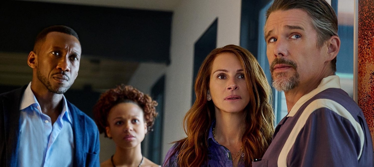 Джулия Робертс и Итан Хоук прячутся от кибератаки в тизере «Оставь мир позади» Сэма Эсмейла