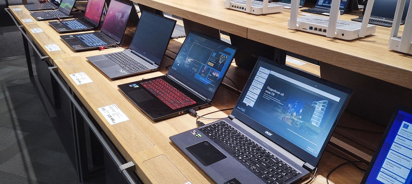 «М.Видео-Эльдорадо»: Доля российских ноутбуков в продажах увеличилась втрое