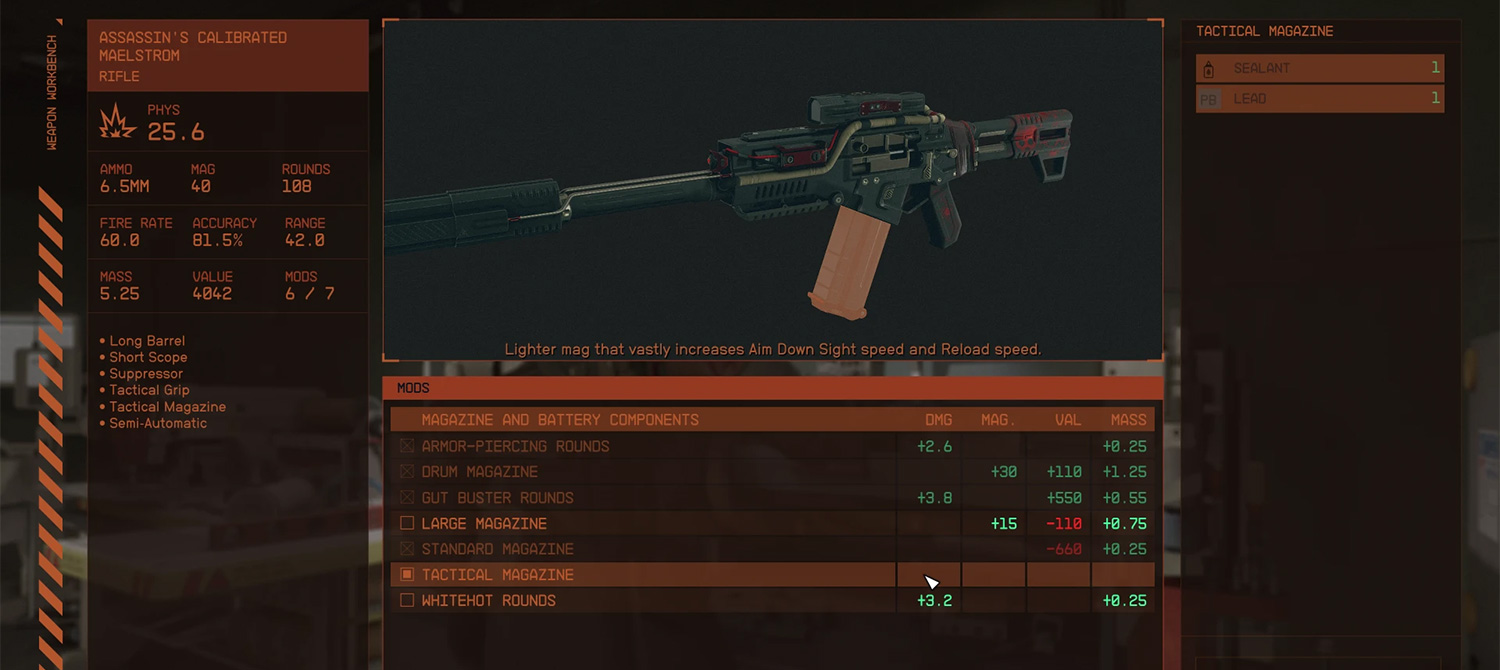 Лучший мод интерфейса Starfield получил мод на крафтинг Лучший мод интерфейса Starfield получил мод на крафтинг