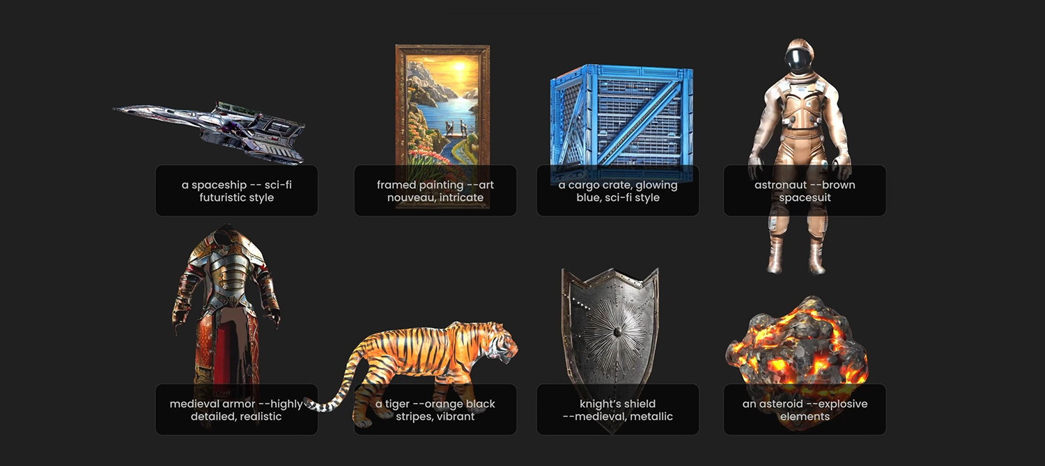 NVIDIA и Masterpiece Studio представили портал для генерации 3D-моделей на основе текста при помощи ИИ