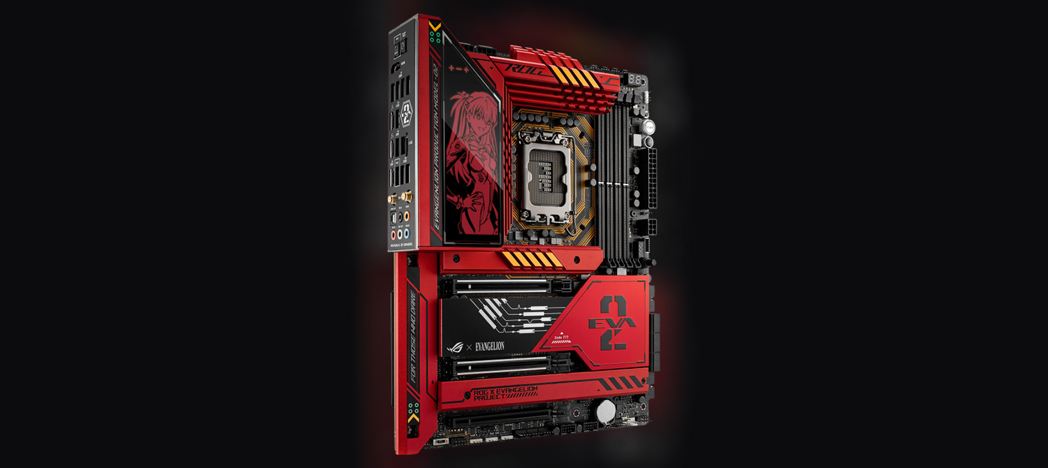 На материнской плате Asus за 700 долларов в стиле «Евангелион» заметили опечатку