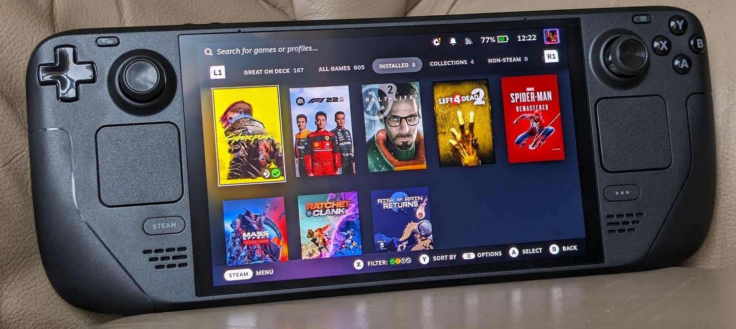 Steam-чарт: Steam Deck на первой строчке благодаря запуску OLED-версии