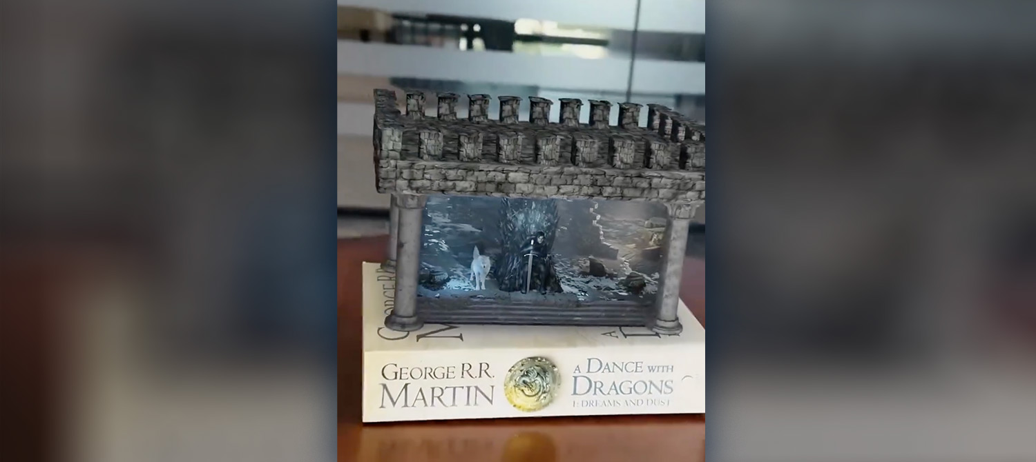 Фанаты «Игры престолов» в восторге от потрясающей AR-диорамы