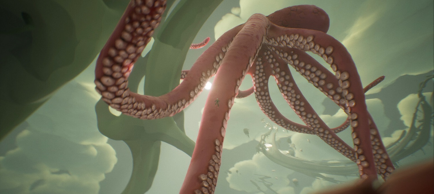 Симулятор карабканья по гигантским монстрам Fractal Worlds: Chasing the Unseen выйдет в марте Симулятор карабканья по гигантским монстрам Fractal Worlds: Chasing the Unseen выйдет в марте