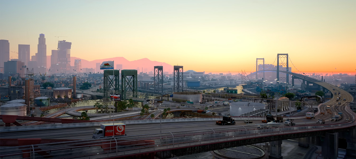 Трейлер GTA 6 подробно воссоздали в GTA 5 Трейлер GTA 6 подробно воссоздали в GTA 5