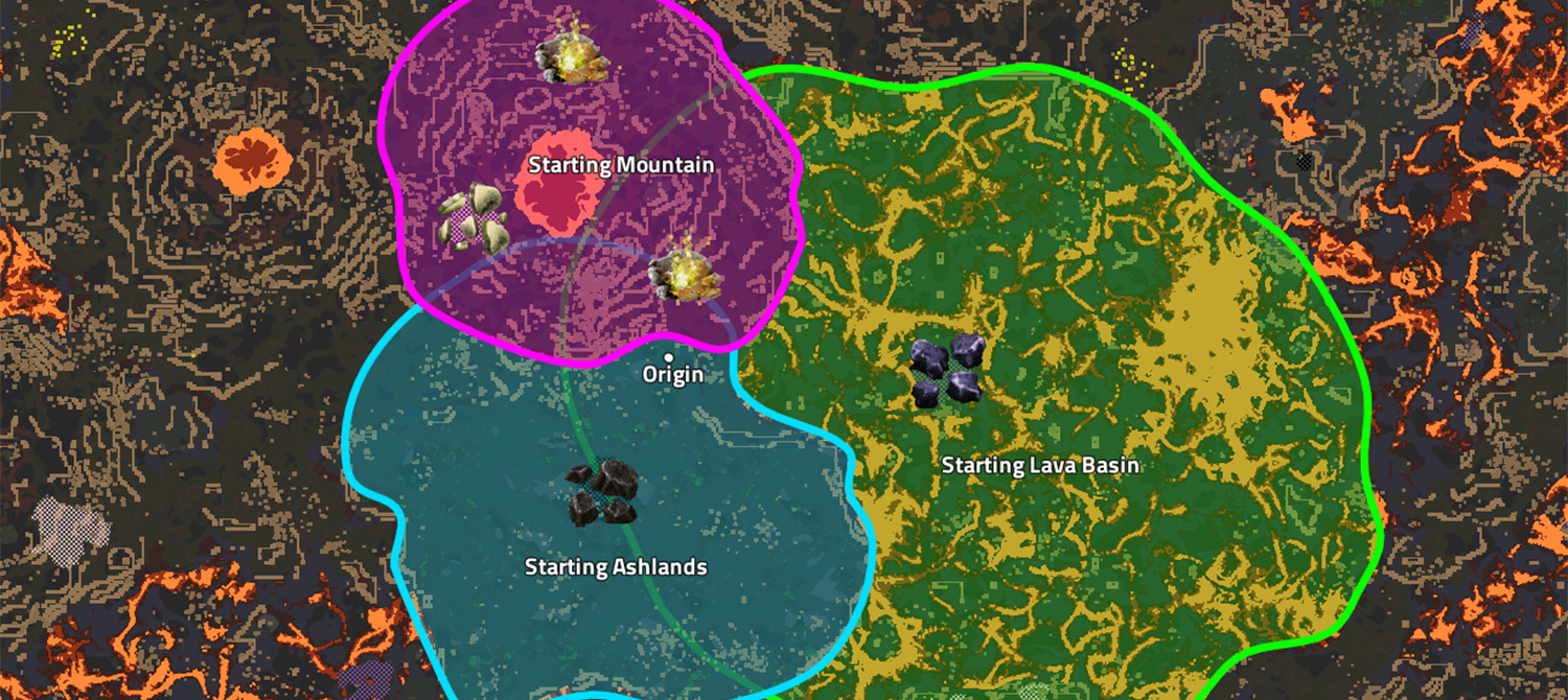 В Factorio практически полностью переписали генерацию мира, чтобы учесть новые планеты — вроде вулканических