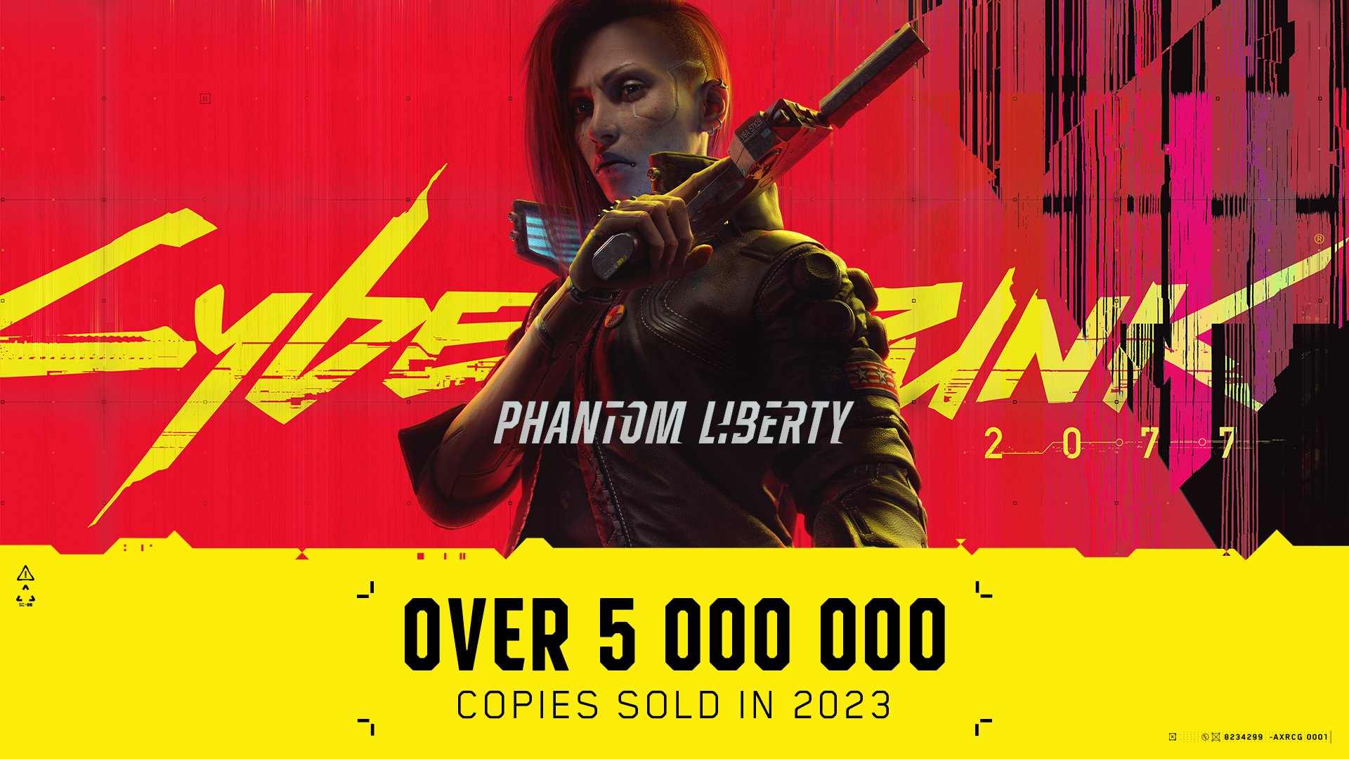 Дополнение Cyberpunk 2077: Phantom Liberty разошлось тиражом более 5 миллионов копий