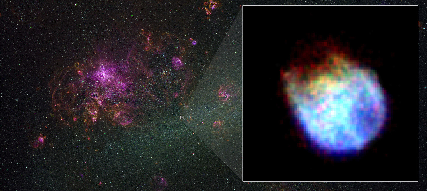 Показаны первые снимки, сделанные японским рентгеновским космическим телескопом