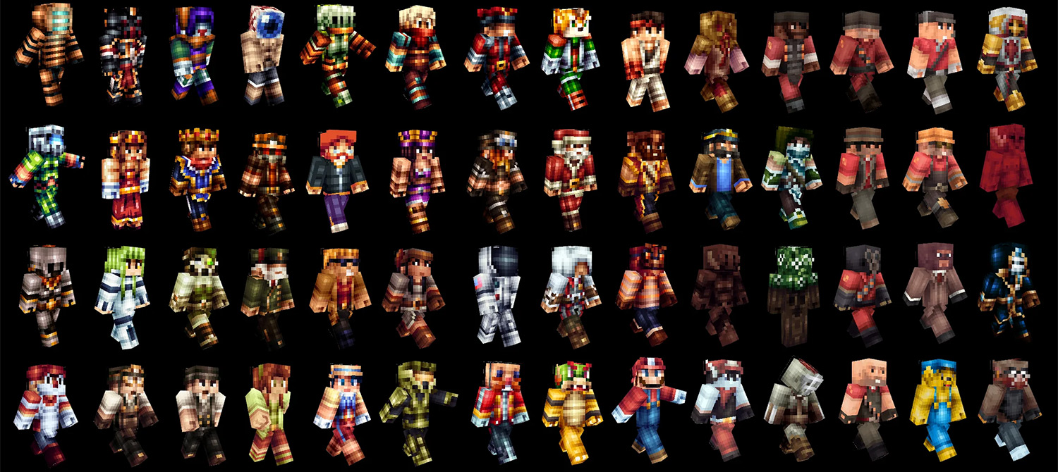 Игрок Minecraft показал мега-скин — результат наложения более 6 миллионов скинов друг на друга