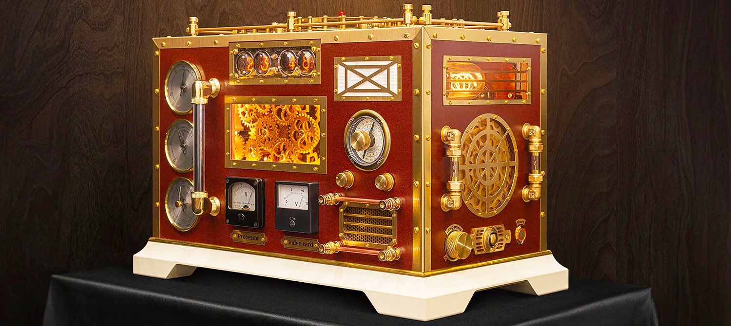 Создание этого стимпанк-компьютера потребовало участия 34 человек и множество экспериментов