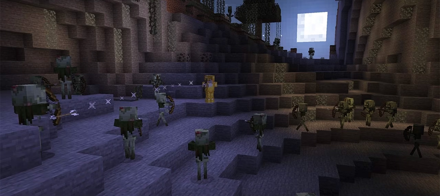 Minecraft представляет новых болотных мобов-скелетов — боггеров