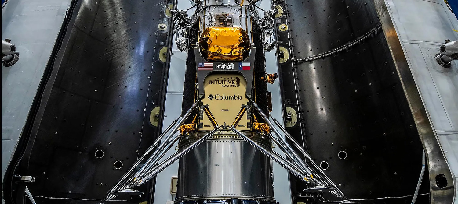 Лунный посадочный модуль компании Intuitive Machines отправился в путешествие к спутнику