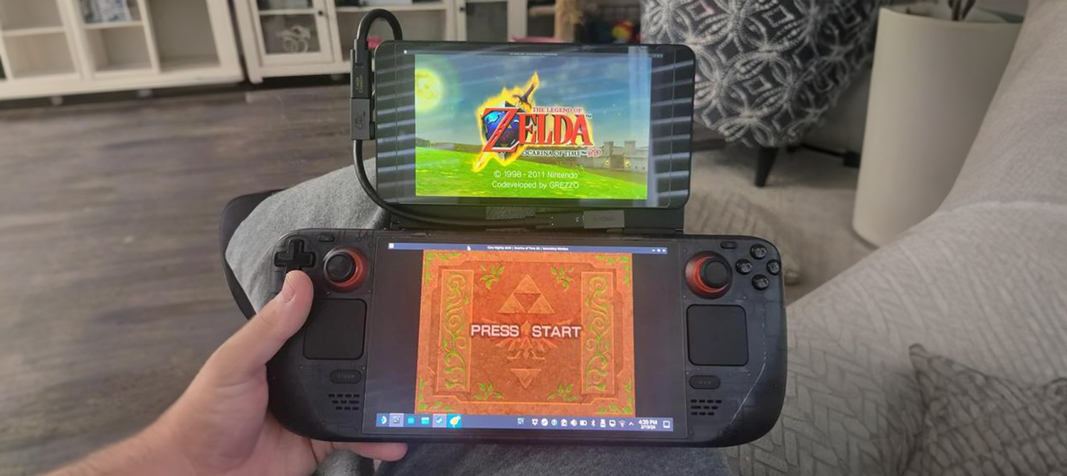 Пользователь создал Steam Deck DS для эмуляции игр 3DS и Wii U