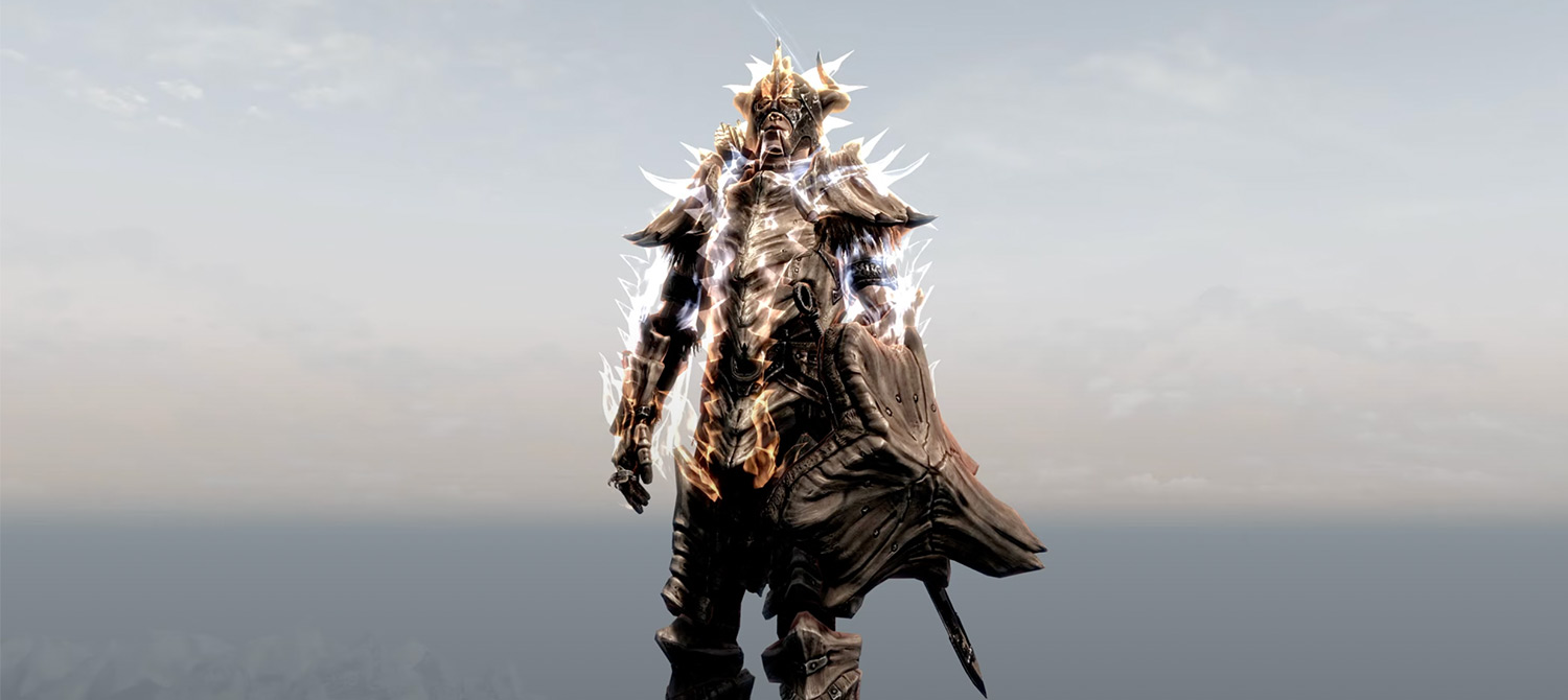 Игрок Skyrim поставил рекорд прокачки персонажа без модов — он достиг 1337 уровня, фармя заклинания Иллюзии 43 часа