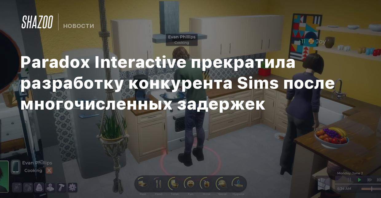 Paradox Interactive прекратила разработку конкурента Sims после  многочисленных задержек - Shazoo