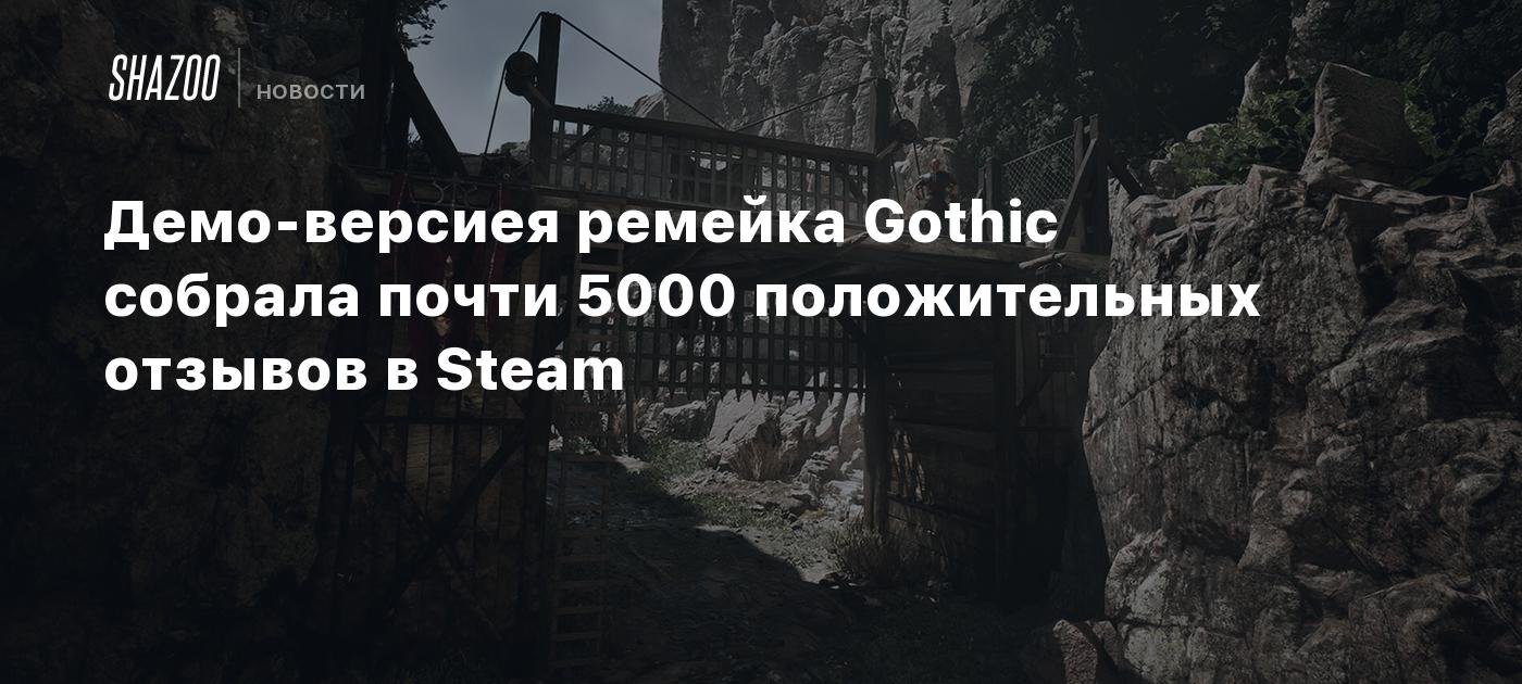 Демо-версиея ремейка Gothic собрала почти 5000 положительных отзывов в Steam