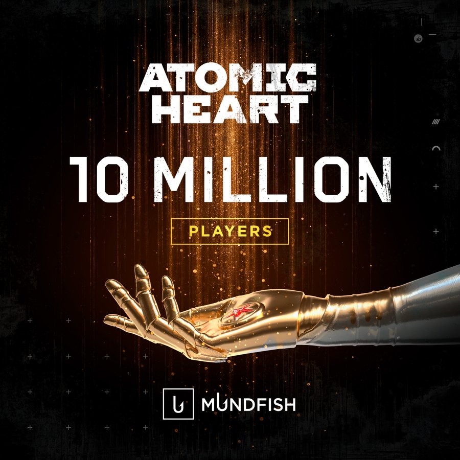 Количество игроков Atomic Heart превысило 10 миллионов человек