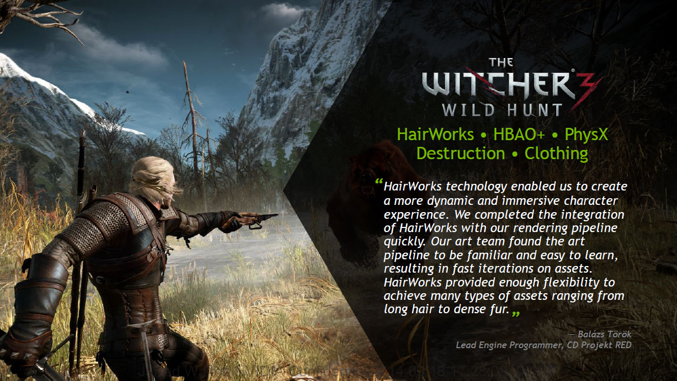The witcher 3 nvidia hairworks amd фото 29