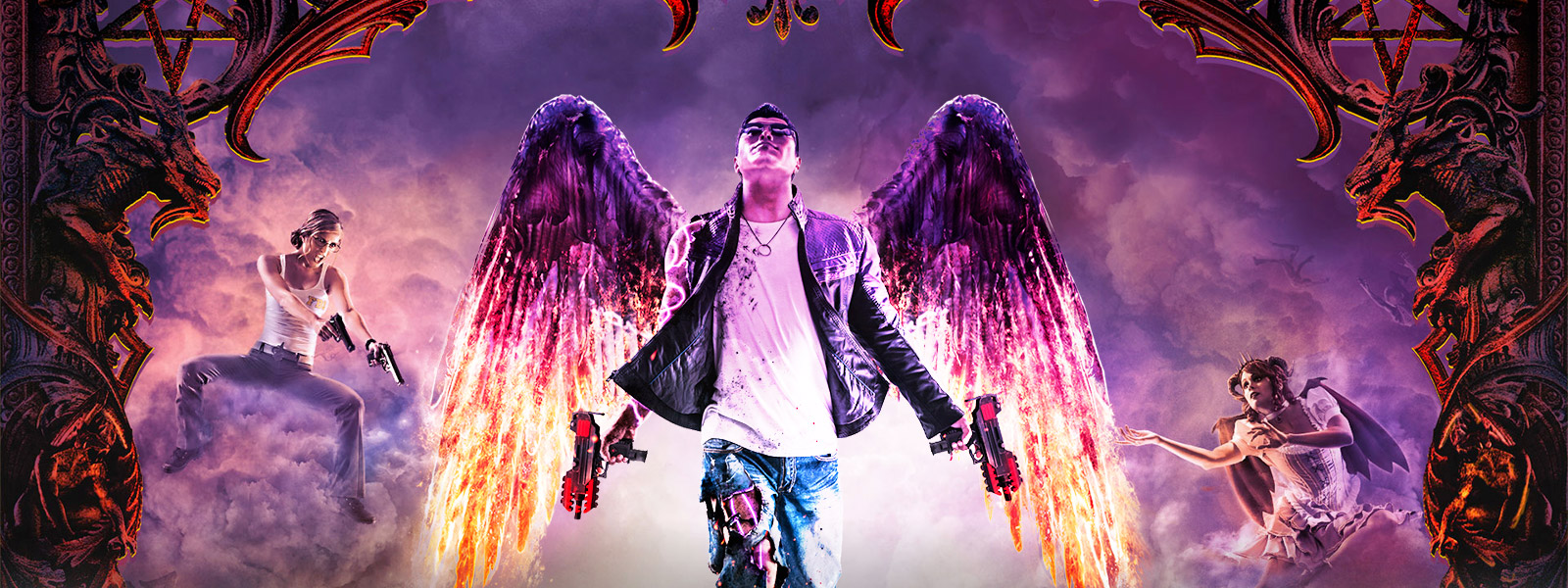 Тема ров 26 февраля. Саинтс ров 5. Saints Row: gat out of Hell. Saints Row Hell. Saints Row демоны.