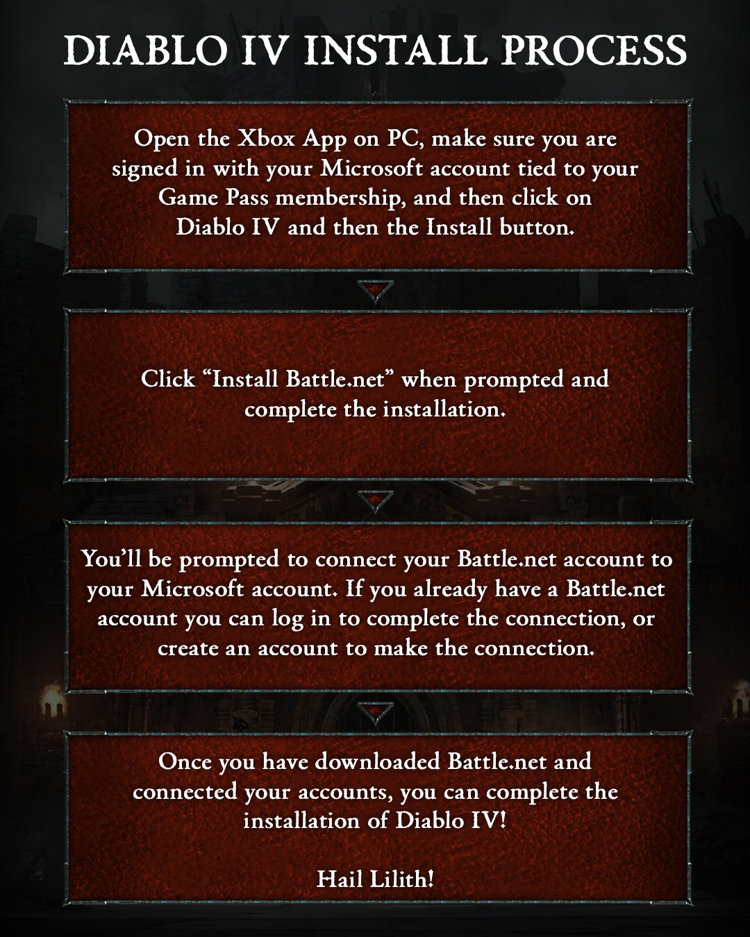 Для игры в Diablo 4 через PC Game Pass потребуется установка Battle.net