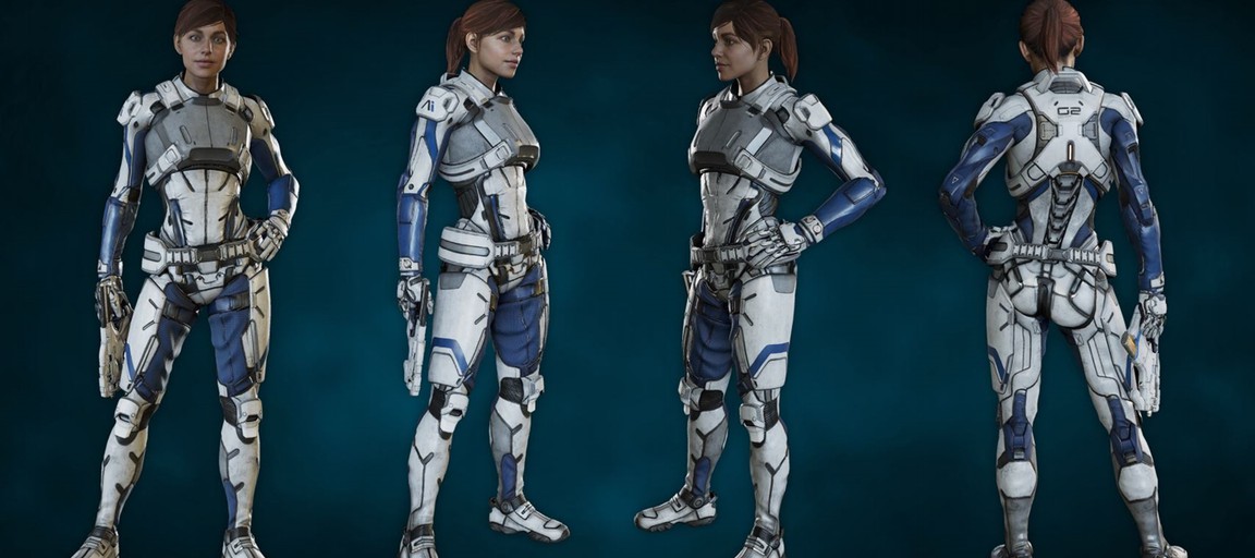 BioWare обновила модели Скотта и Сары Райдер из Mass Effect Andromeda