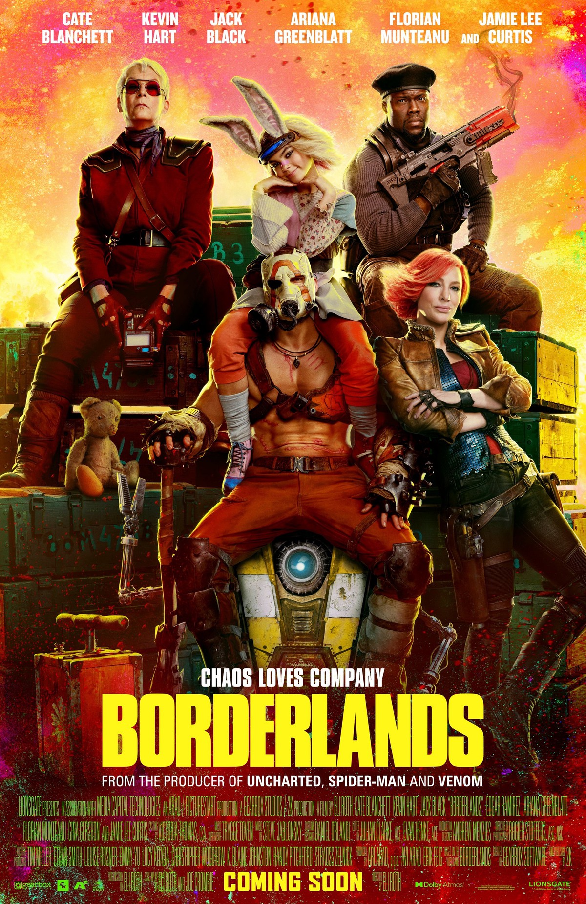 Первый тизер и постер экранизации Borderlands — трейлер уже сегодня