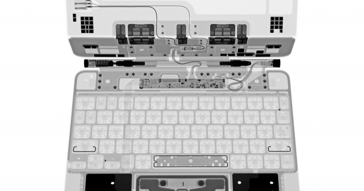 Fix Magic Keyboard Специалисты iFixit показали Magic Keyboard при помощью рентгена - Shazoo