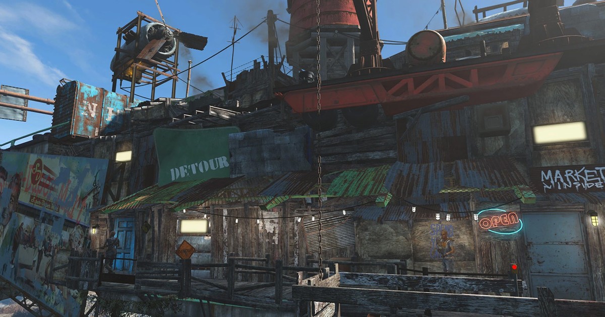В Fallout 4 появился новый город с озвученными NPC и более чем 600 ...