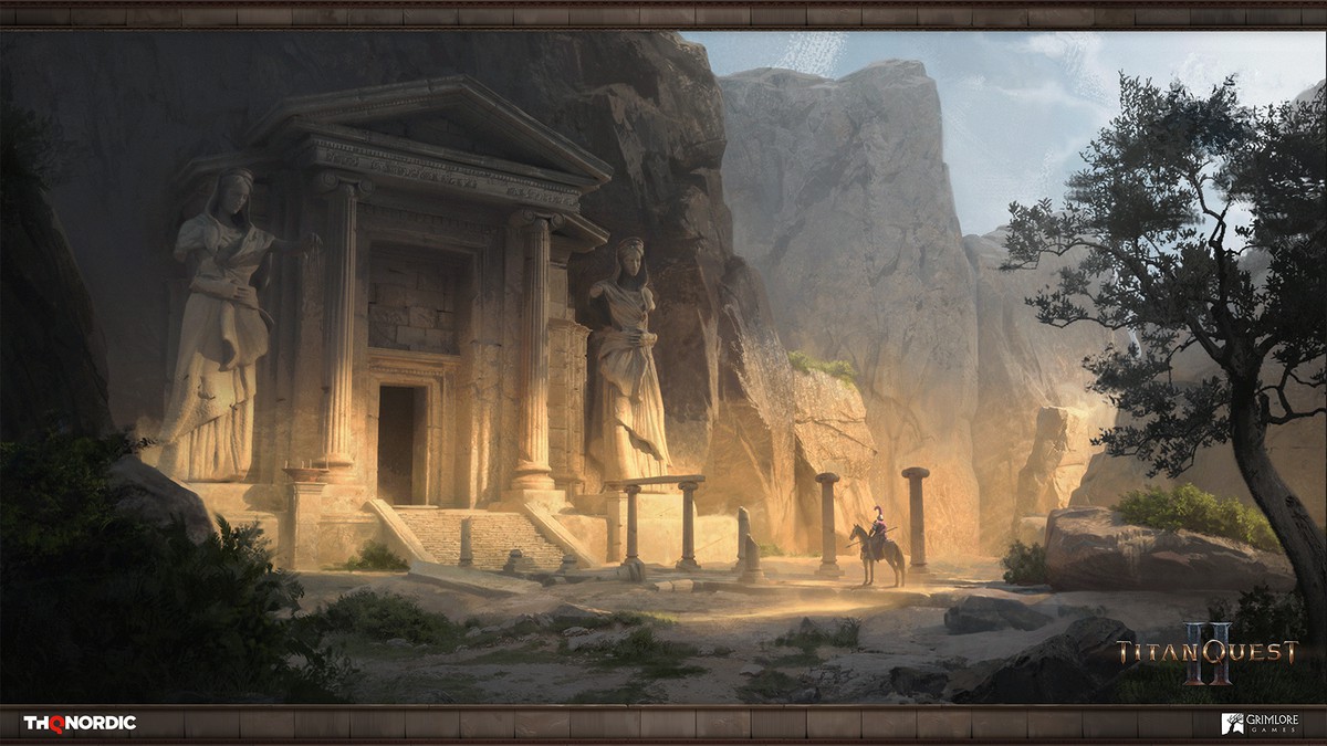 Новые арты и скриншоты Titan Quest II — мир игры создан вручную