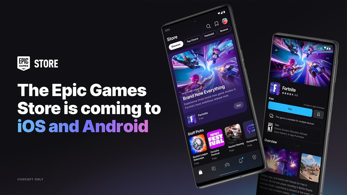 Epic Games Store до конца года появится на iOS и Android