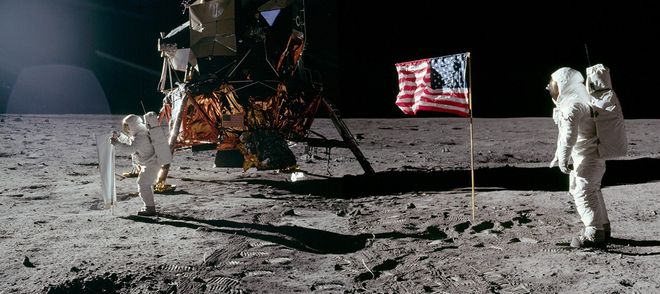 фото приземления аполлонов на луне