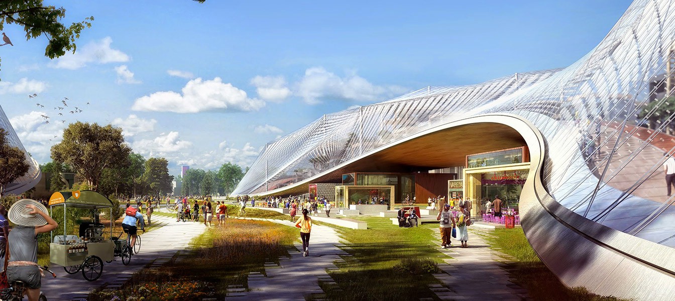 Новый кампус Google будет покрыт гигантскими навесами