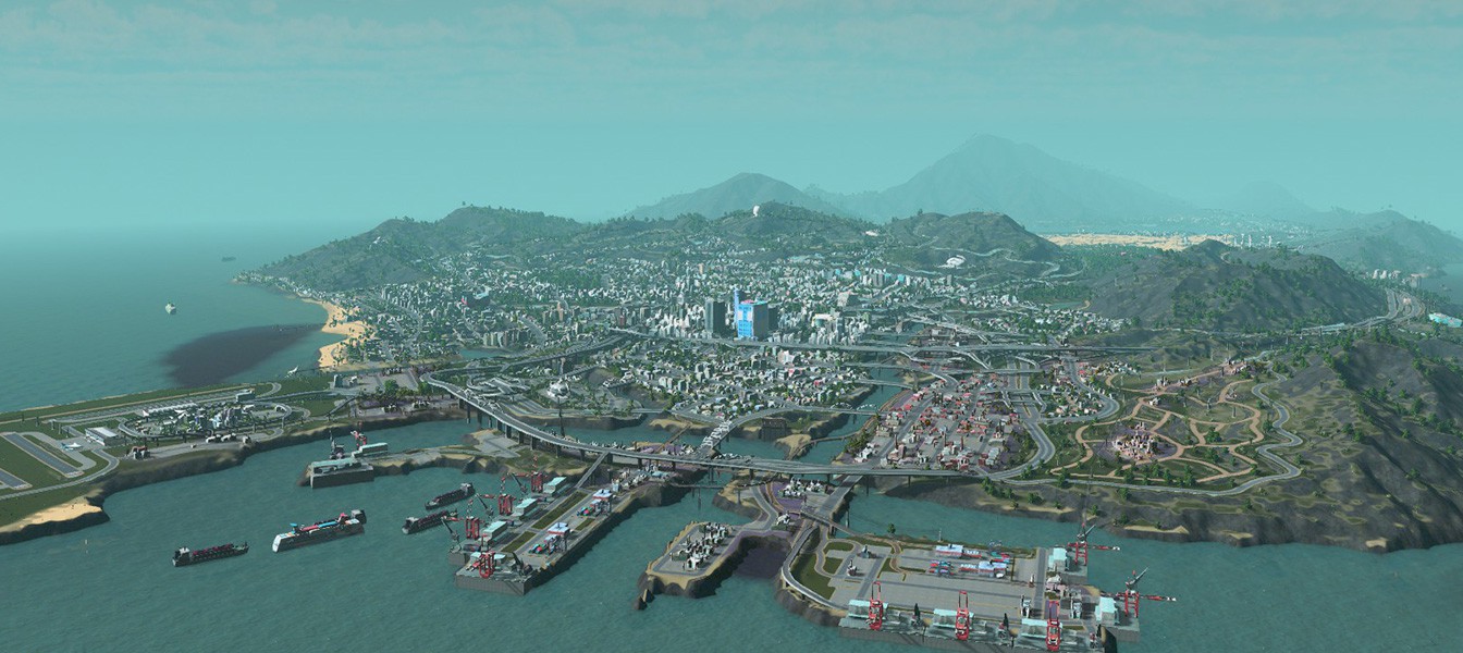 Лос-Сантос из GTA 5 воссоздан в Cities: Skylines