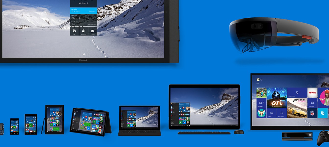 Windows 10 на 1 миллиарде девайсов к 2018 году
