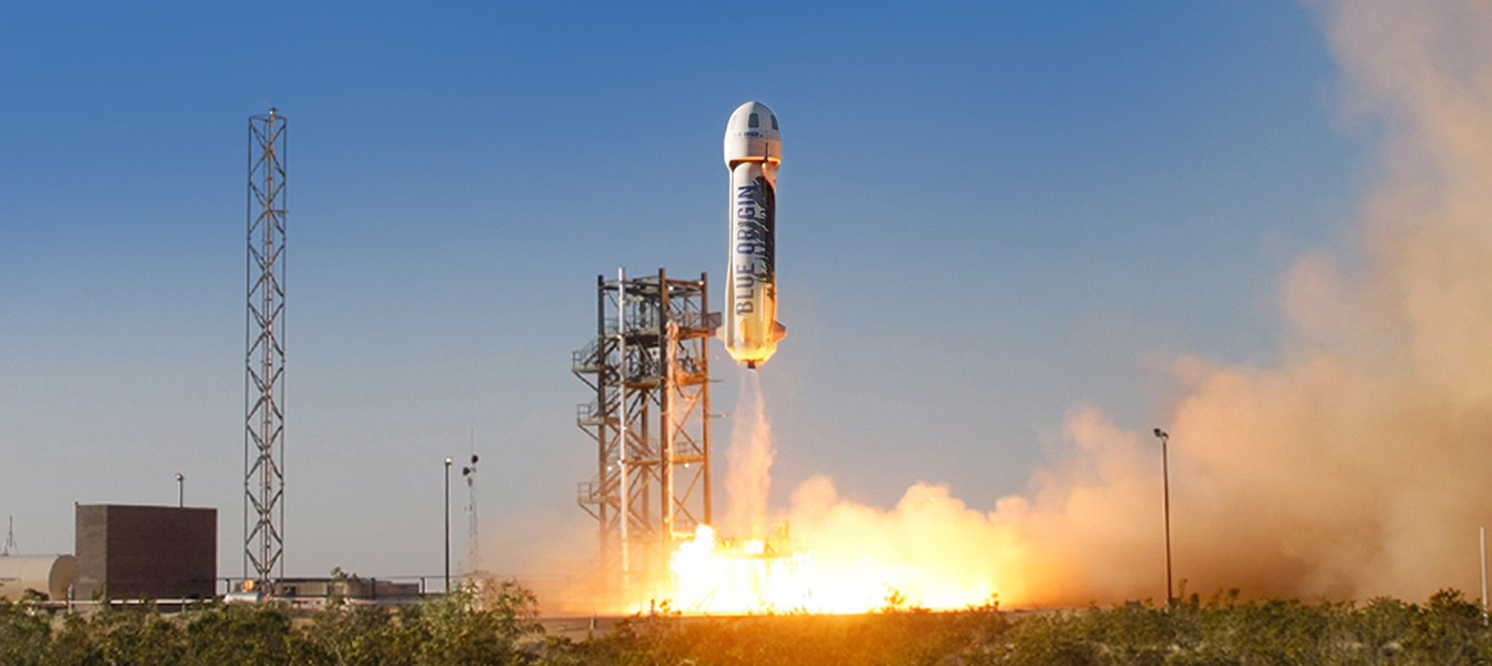 Прошел успешный запуск частной суборбитальной ракеты Blue Origin