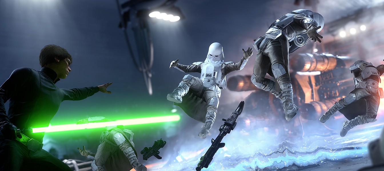 Изображения Люка Скайуокера и Бобба Фетта из Star Wars: Battlefront