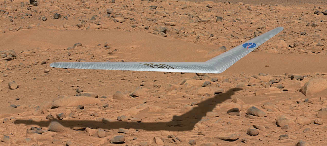 NASA создает летающий марсианский дрон