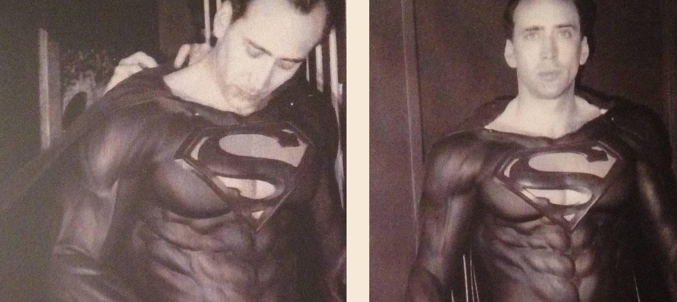 Николас Кейдж в костюме Супермена из 1997 года