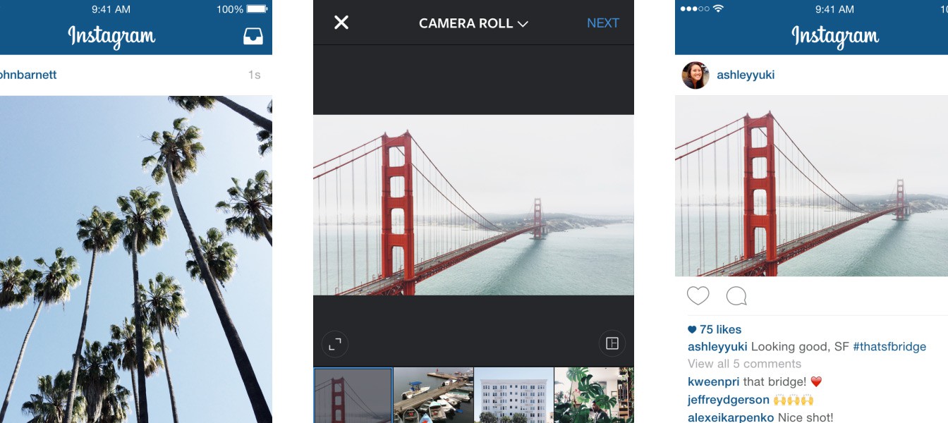 Instagram – теперь не только квадратные фото