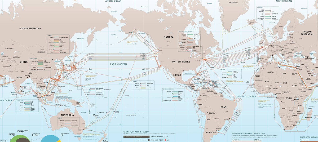США опасается, что Россия может обрубить подводные коммуникационные кабели