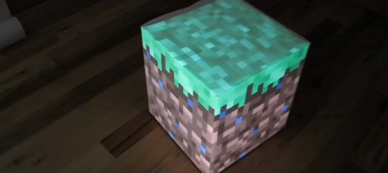 Реальный блок из Minecraft